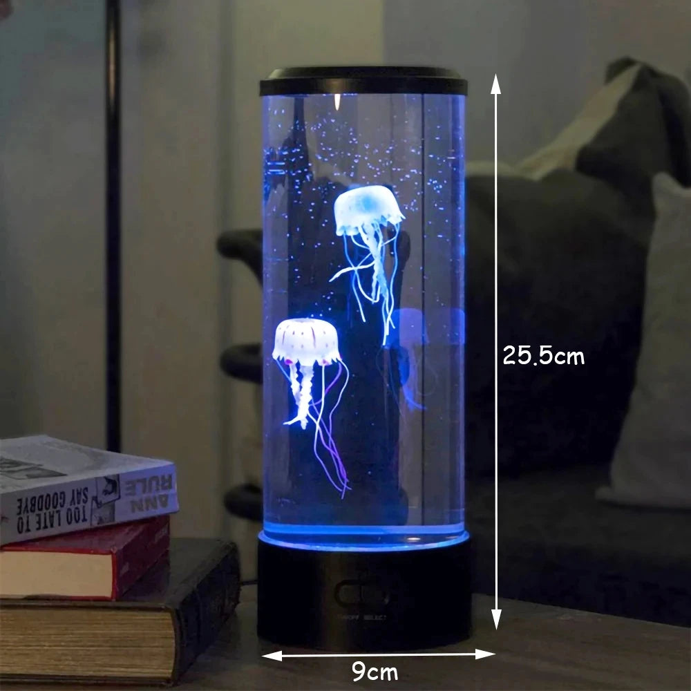 Color Changing Jellyfish Lamp Usb/Battery Powered Table Night Light Children'S Gift Home Bedroom Decor Boys Girls Birthday Gifts