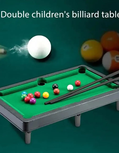 Load image into Gallery viewer, Desktop Pool Table Interactive Simulation Miniature Pool Game Children&#39;S Pool Table Home Mini Snooker Billiards Game Sets
