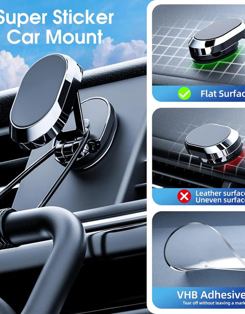 Load image into Gallery viewer, Magnetic Phone Holder for Car, Alloy Folding Mount, Universal Compatibility, 360° Rotation, for All Smartphones Holder for Car
