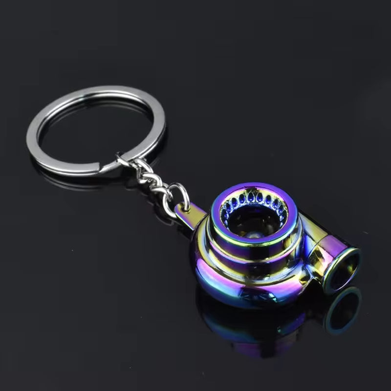 Creative Car 6 Speed Gearbox Gear Head Keychain Manual Transmission Lever Metal Key Ring Car Refitting Metal Pendant Keychain