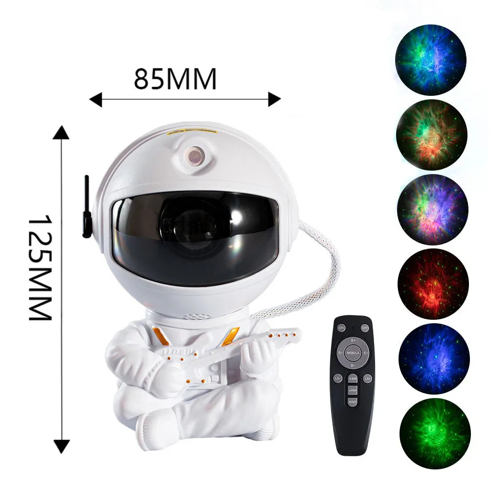 Star Projector Galaxy Light Multiple Nebula Modes Space Astronaut Projector with Remote Control Galaxy Projector for Bedroom Kid