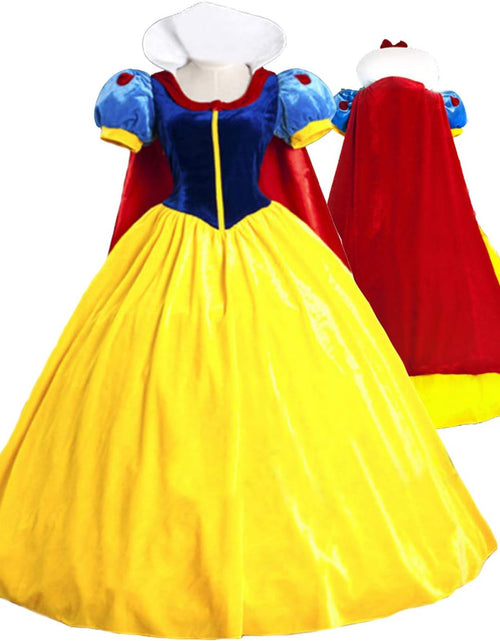 Load image into Gallery viewer, Halloween Classic Deluxe Princess Costume Adult Queen Fairytale Dress Role Cosplay for Kids Adult
