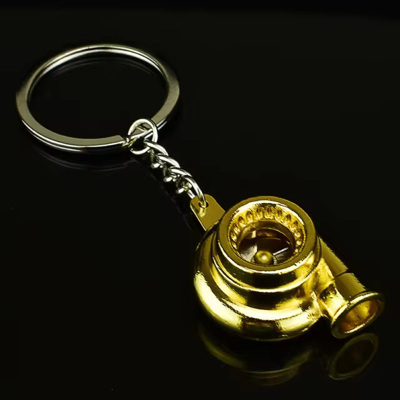 Creative Car 6 Speed Gearbox Gear Head Keychain Manual Transmission Lever Metal Key Ring Car Refitting Metal Pendant Keychain