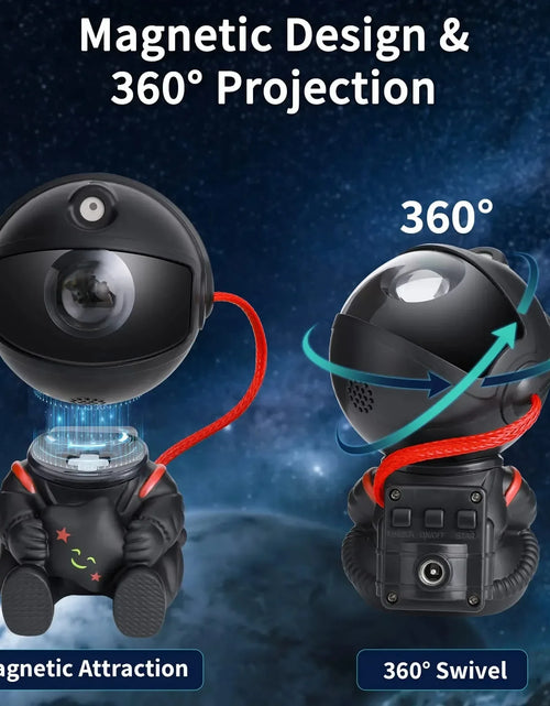 Load image into Gallery viewer, Star Projector Galaxy Light Multiple Nebula Modes Space Astronaut Projector with Remote Control Galaxy Projector for Bedroom Kid
