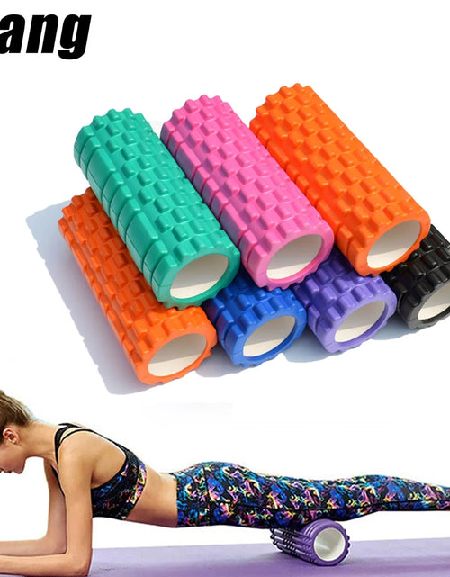 Load image into Gallery viewer, 26/33Cm Yoga Column Foam Fitness Pilates Back Muscle Massage Roller Gym Home Myofascial Release the Grid Body Relaxation
