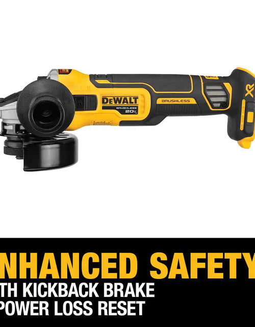 Load image into Gallery viewer, 20V MAX XR Cordless Brushless 4.5 In. Slide Switch Small Angle Grinder with Kickback Brake (Tool Only)
