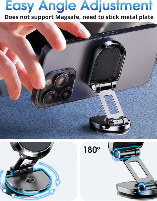 Load image into Gallery viewer, Magnetic Phone Holder for Car, Alloy Folding Mount, Universal Compatibility, 360° Rotation, for All Smartphones Holder for Car
