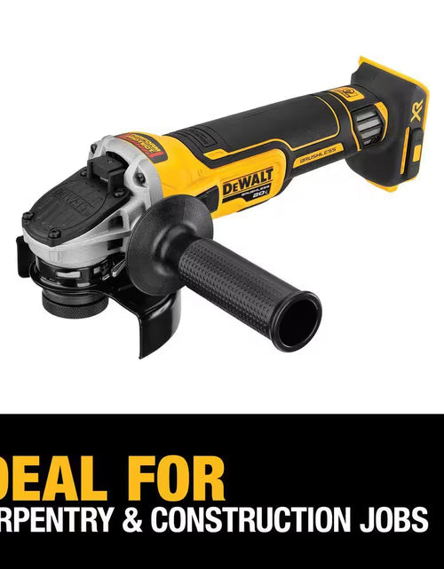 Load image into Gallery viewer, 20V MAX XR Cordless Brushless 4.5 In. Slide Switch Small Angle Grinder with Kickback Brake (Tool Only)
