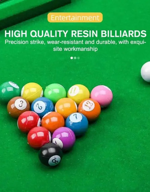 Load image into Gallery viewer, Desktop Pool Table Interactive Simulation Miniature Pool Game Children&#39;S Pool Table Home Mini Snooker Billiards Game Sets
