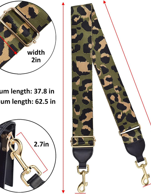 Load image into Gallery viewer, Handbag Strap Replacement Crossbody Strap Purse Strap for Women Girls(Camouflage Green)
