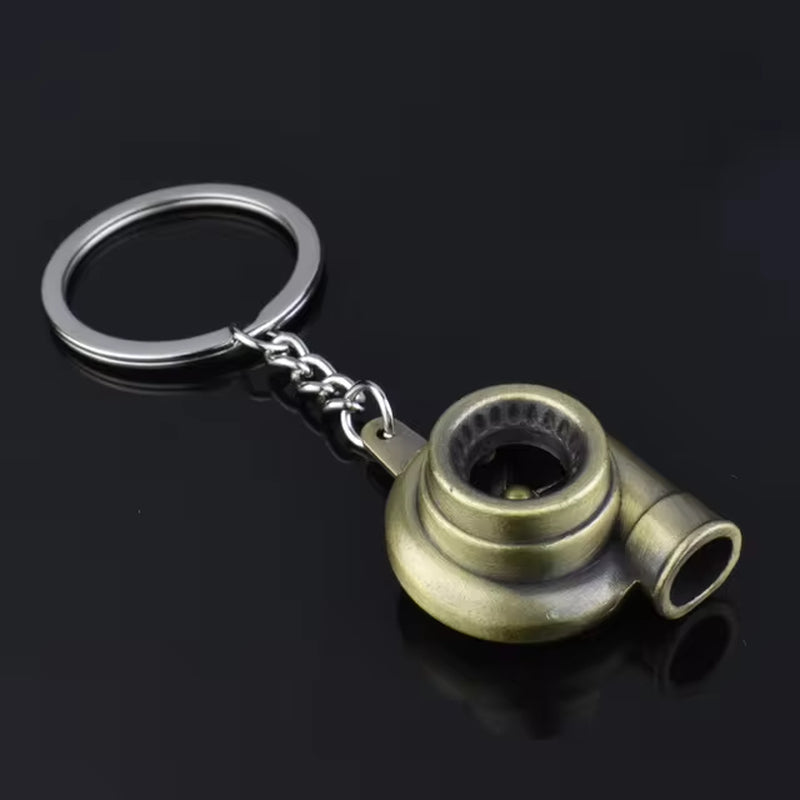 Creative Car 6 Speed Gearbox Gear Head Keychain Manual Transmission Lever Metal Key Ring Car Refitting Metal Pendant Keychain